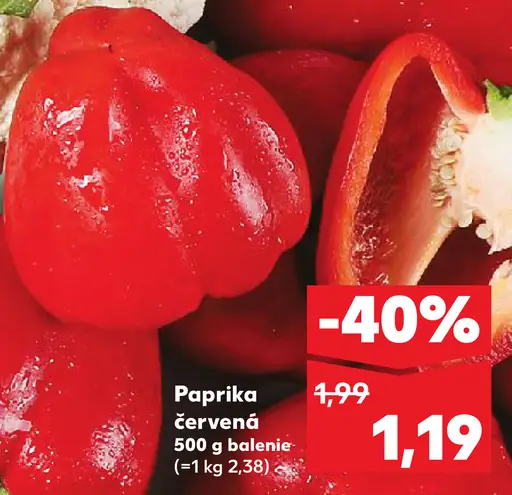 Paprika červená