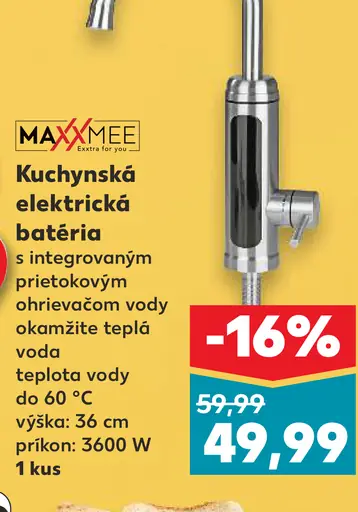 Kuchynská elektrická batéria