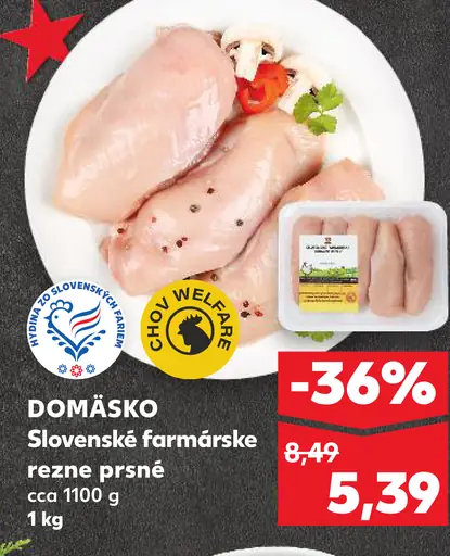 DOMÁSKO Slovenské farmárske rezne prsné