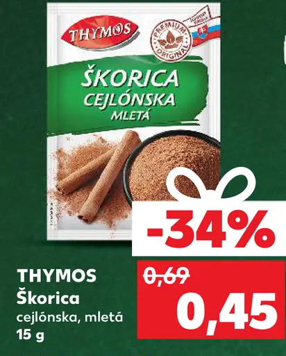 Škorica cejlónska mletá