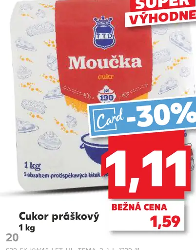 Cukor práškový