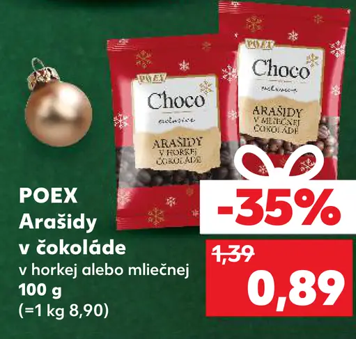 Arašídy v čokoláde