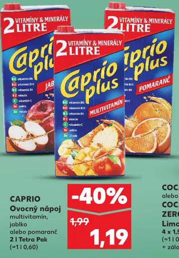 Caprio plus multivitamín jablko