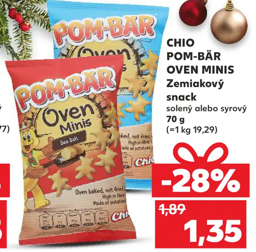 POM-BAR Zemiakový snack Mini