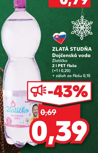 ZLATÁ STUDŇA Doječenská voda