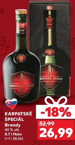 KARPATSKÉ ŠPECIÁL Brandy