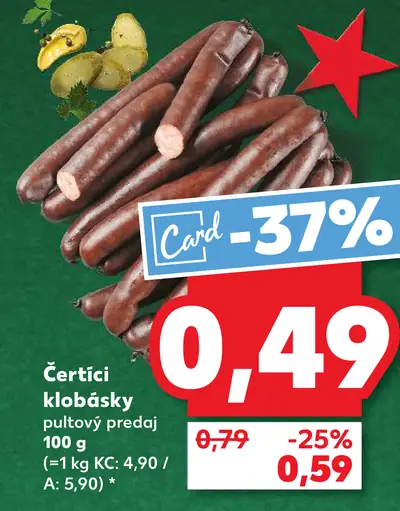 Čertíci klobásky