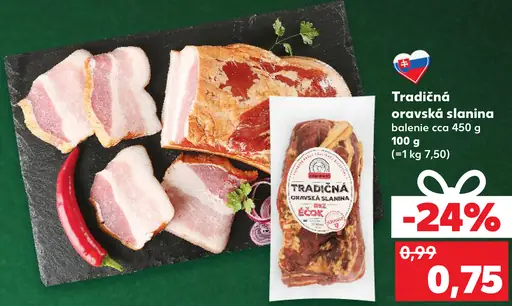 Tradičná oravská slanina