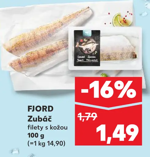 Zubáč filety s kožou