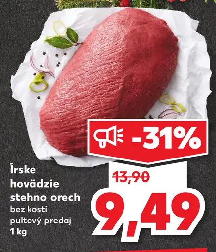 Írske hovädzie stehnо orech