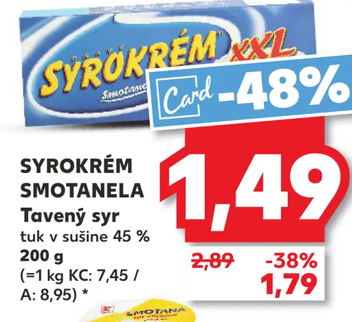 Syrokrém Smotanela