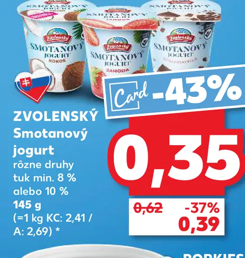 Smotanový jogurt