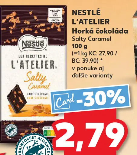 Horká čokoláda Salty Caramel