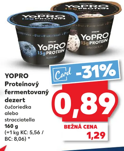 YOPRO Proteinový fermentovaný dezert