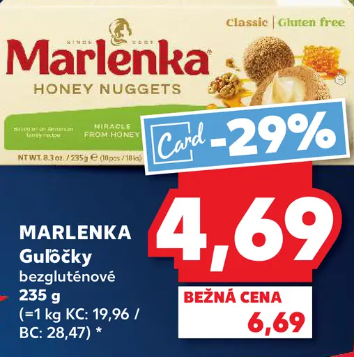 Marlenka Guľôčky bezgluténové