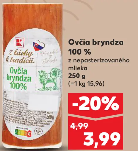 Ovečia bryndza 100 %