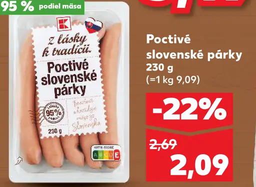 Poctivé slovenské párky