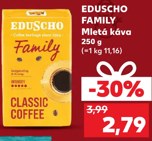 EDUŠCHO FAMILY Mletá káva