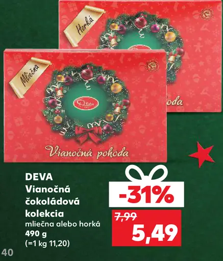 Vianočná čokoládová kolekcia