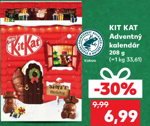 Adventný kalendár KIT KAT