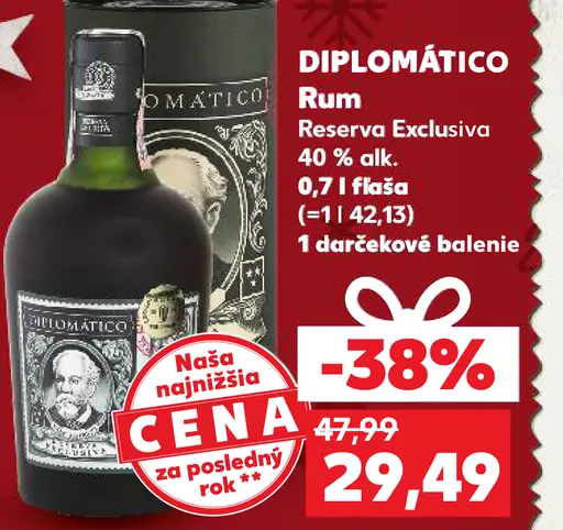 DIPLOMÁTICO Rum Reserva Exclusiva