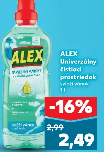 ALEX Univerzálny čistiaci prostriedok svieži vôňak