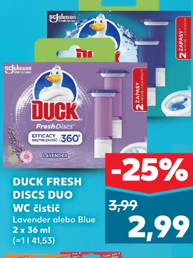 Duck Fresh Discs Duo WC čistič