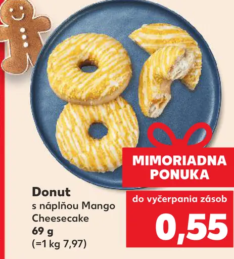 Donut s náplňou Mango Cheesecake