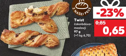 Twist čokoládovo-maslový