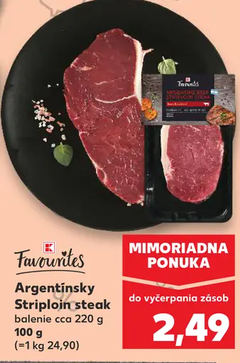 Argentinsky Striploin steak