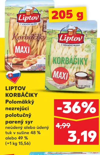 LIPTOV KORBÁČIKY