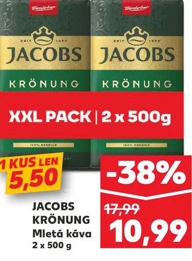 JACOBS KRÖNUNG Mletá káva