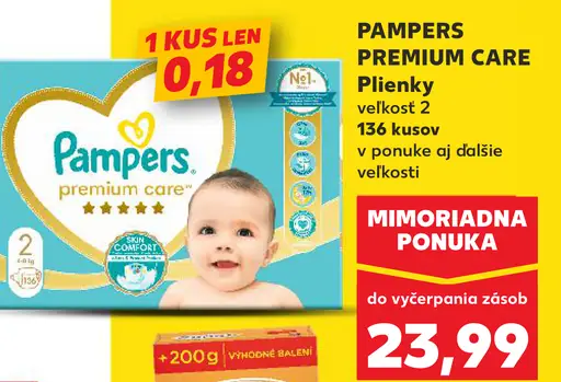 Pampers premium care