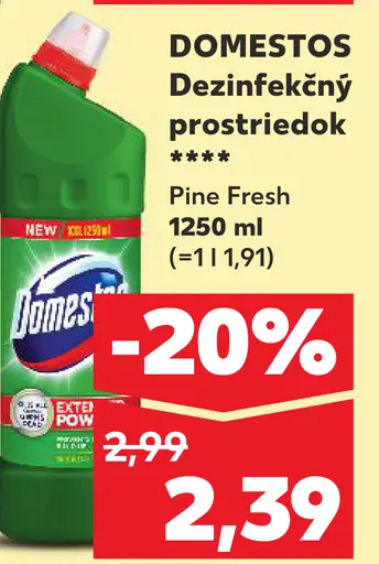 DOMESTOS Dezinfekčný prostriedok Pine Fresh