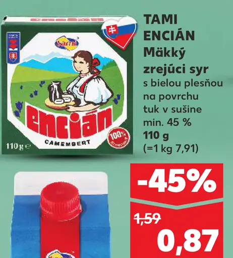 TAMI ENCIÁN Mäkký zrejúci syr