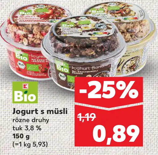 Jogurt s müsli