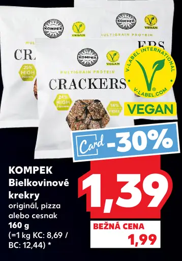 Kompek Bielkovinové krekry