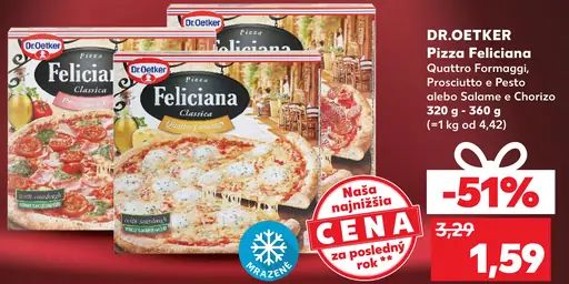 Pizza Feliciana Quattro Formaggi