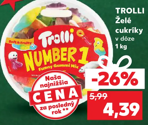 TROLLI Želé cukríky