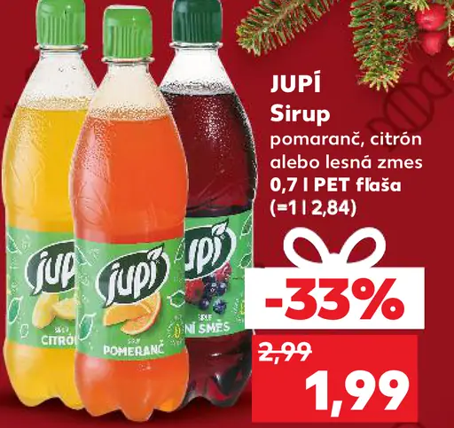 Jupí sirup lesná zmes