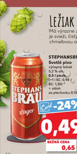 Stephansbräu Světle pivo