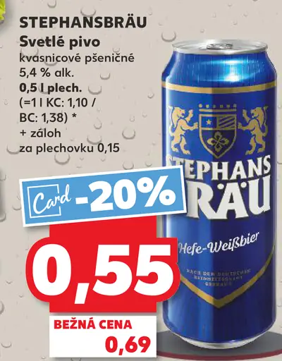 STEPHANSBRÄU Svetlé pivo