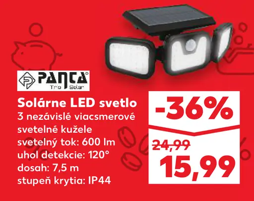 Solárne LED svetlo