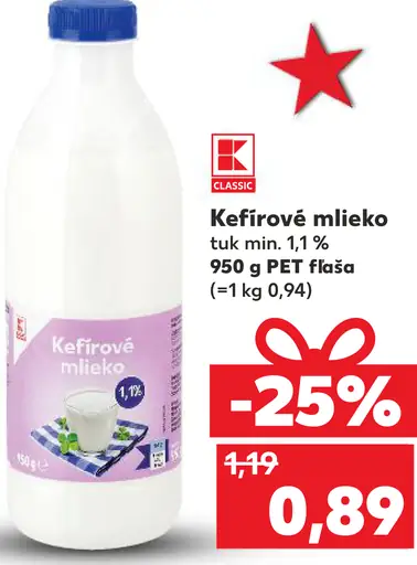 Kefírové mlieko