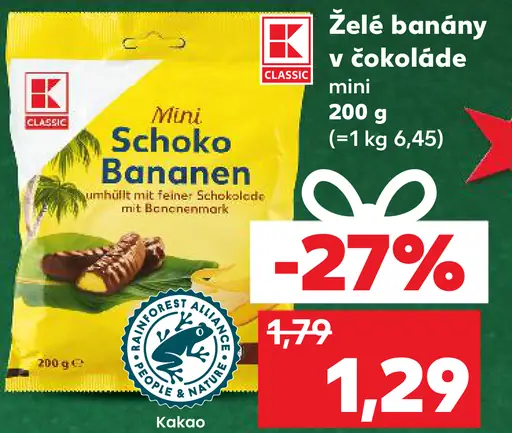 Mini Schoko Bananen