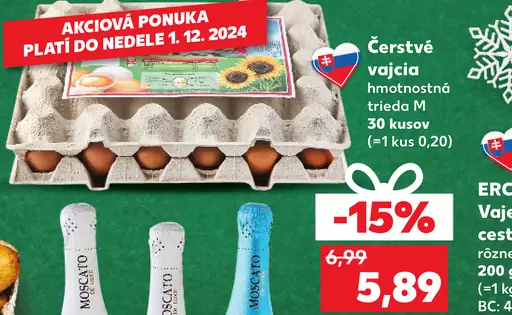 Čerstvé vajcia