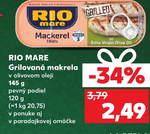 Grilovaná makrela