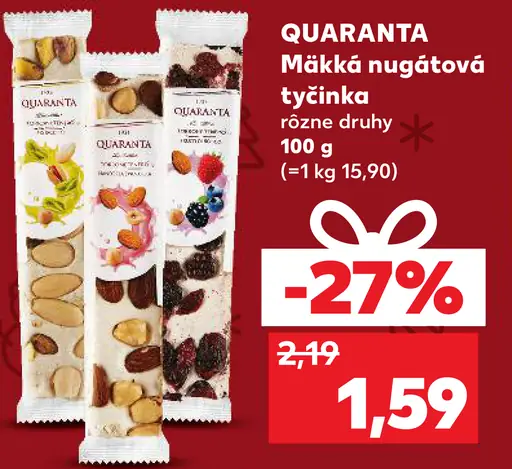 QUARANTA Mäkka nugátová tyčinka