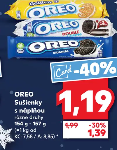 OREO Sušienky s náplňou