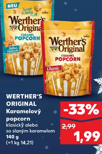 WERTHER'S ORIGINAL Karamelový popcorn